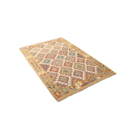 Tappeto Kilim Afghanistan marrone 105x152