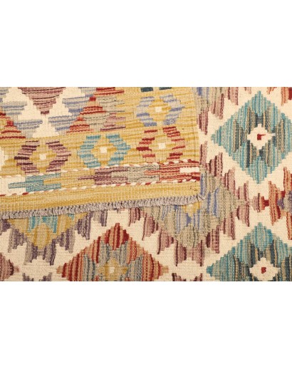 Tappeto Kilim Afghanistan marrone 105x152