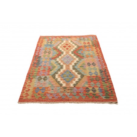 Tappeto Kilim Afghanistan marrone 104x153