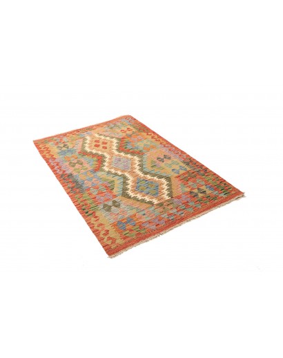 Tappeto Kilim Afghanistan marrone 104x153