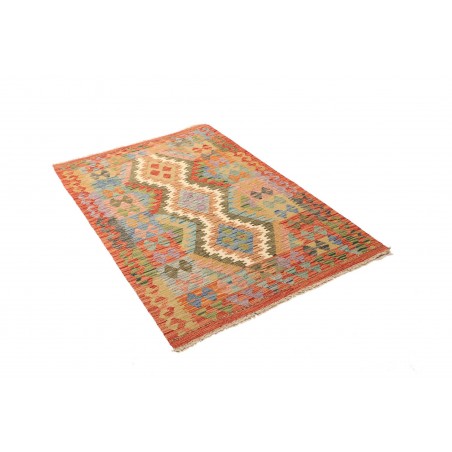 Tappeto Kilim Afghanistan marrone 104x153