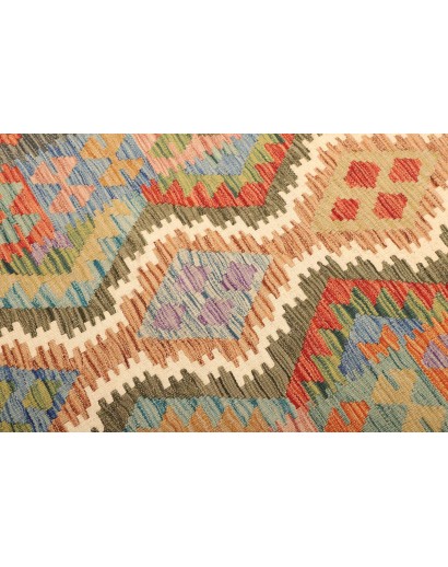 Tappeto Kilim Afghanistan marrone 104x153