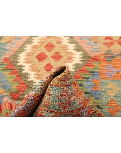 Tappeto Kilim Afghanistan marrone 104x153
