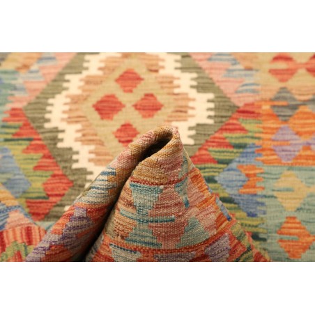 Tappeto Kilim Afghanistan marrone 104x153
