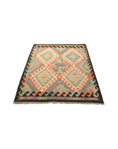 Tappeto Kilim Afghanistan marrone 103x156