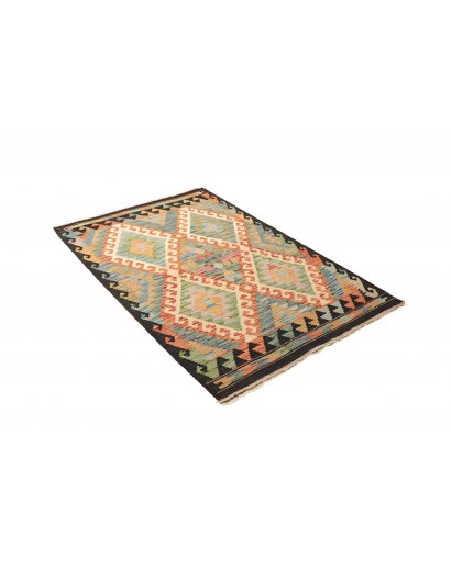 Tappeto Kilim Afghanistan marrone 103x156