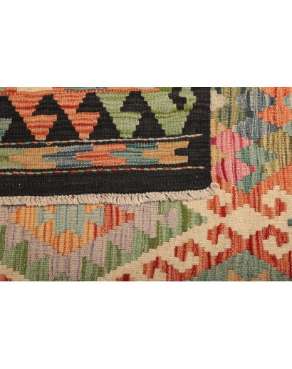 Tappeto Kilim Afghanistan marrone 103x156