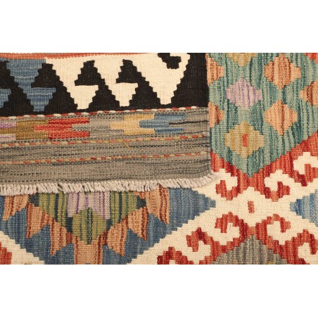 Tappeto Kilim Afghanistan marrone grigio 103x158
