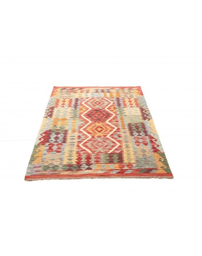 Tappeto Kilim Afghanistan marrone 104x153
