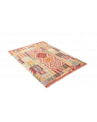 Tappeto Kilim Afghanistan marrone 104x153