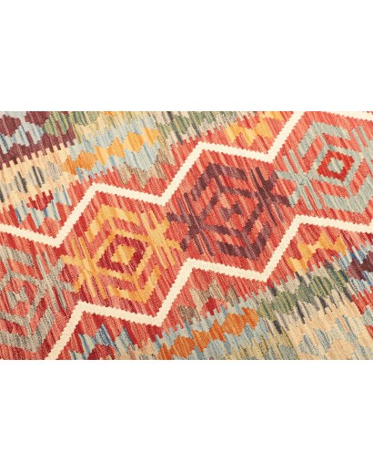 Tappeto Kilim Afghanistan marrone 104x153