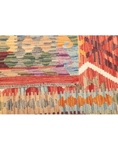 Tappeto Kilim Afghanistan marrone 104x153