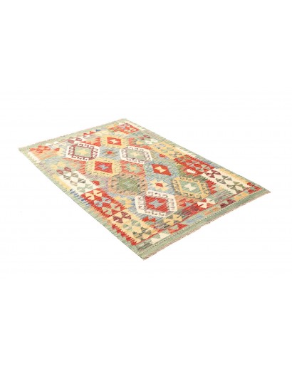 Tappeto Kilim Afghanistan marrone 103x153