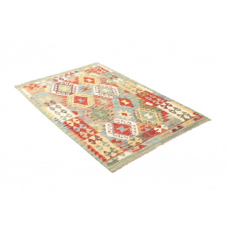 Tappeto Kilim Afghanistan marrone 103x153