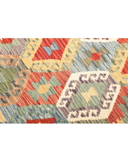 Tappeto Kilim Afghanistan marrone 103x153