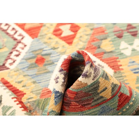 Tappeto Kilim Afghanistan marrone 103x153