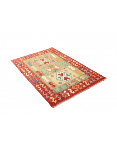 Tappeto Kilim Afghanistan marrone 102x148