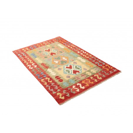 Tappeto Kilim Afghanistan marrone 102x148