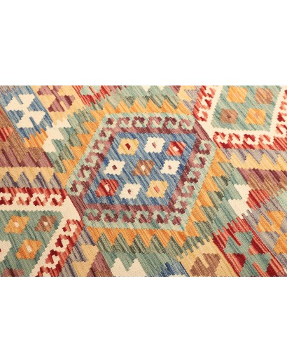 Tappeto Kilim Afghanistan marrone grigio 101x151