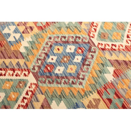 Tappeto Kilim Afghanistan marrone grigio 101x151