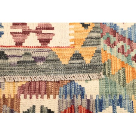 Tappeto Kilim Afghanistan marrone grigio 101x151