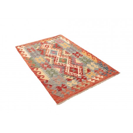 Tappeto Kilim Afghanistan marrone 99x148