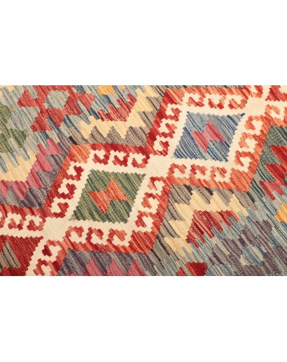 Tappeto Kilim Afghanistan marrone 99x148