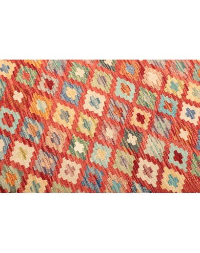 Tappeto Kilim Afghanistan marrone arancione 174x241