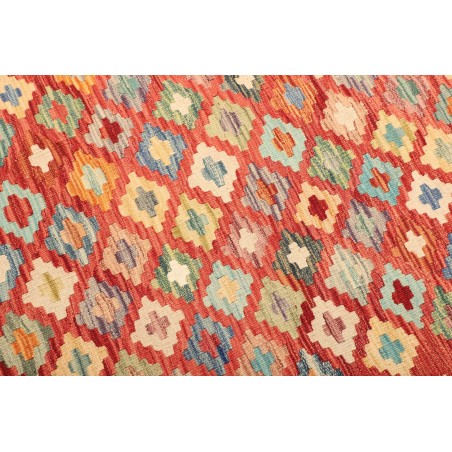 Tappeto Kilim Afghanistan marrone arancione 174x241