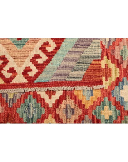 Tappeto Kilim Afghanistan marrone arancione 174x241