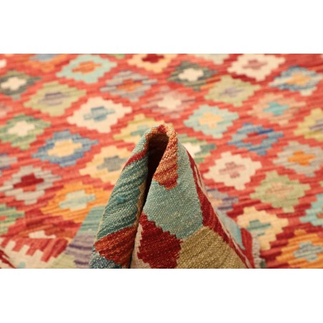 Tappeto Kilim Afghanistan marrone arancione 174x241