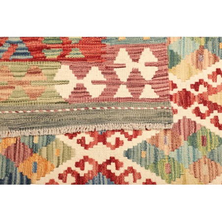 Tappeto Kilim Afghanistan marrone azzurro 170x237