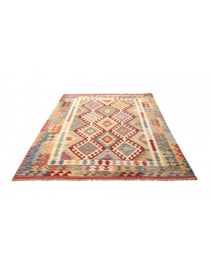 Tappeto Kilim Afghanistan marrone 171x236