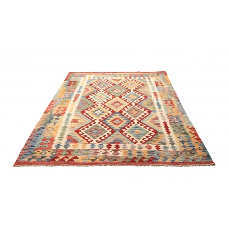 Tappeto Kilim Afghanistan marrone 171x236