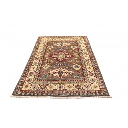 Tappeto Kazak Afghanistan bianco marrone 121x193