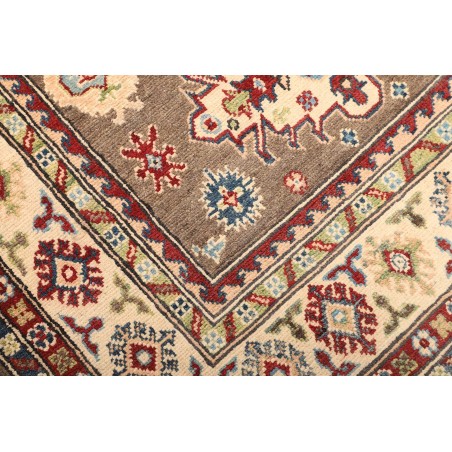 Tappeto Kazak Afghanistan bianco marrone 121x193