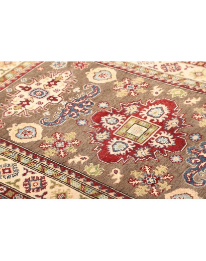 Tappeto Kazak Afghanistan bianco marrone 121x193