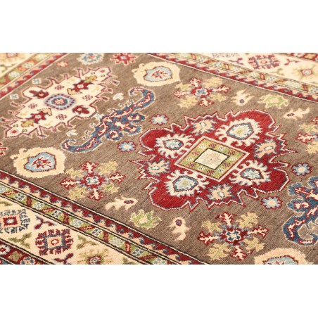 Tappeto Kazak Afghanistan bianco marrone 121x193