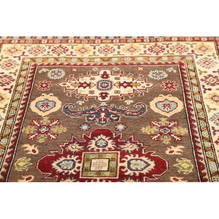 Tappeto Kazak Afghanistan bianco marrone 121x193