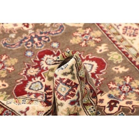 Tappeto Kazak Afghanistan bianco marrone 121x193