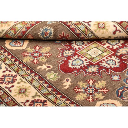 Tappeto Kazak Afghanistan bianco marrone 121x193