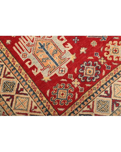 Tappeto Kazak Pakistan marrone azzurro 121x170
