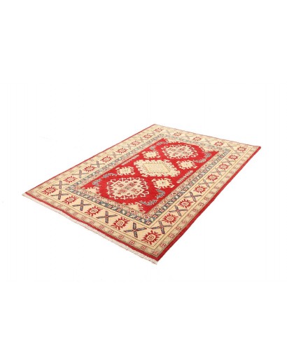 Tappeto Kazak Pakistan giallo rosso 130x181