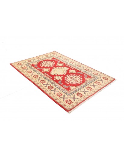 Tappeto Kazak Pakistan giallo rosso 130x181