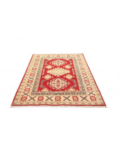Tappeto Kazak Pakistan giallo rosso 130x181