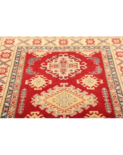 Tappeto Kazak Pakistan giallo rosso 130x181