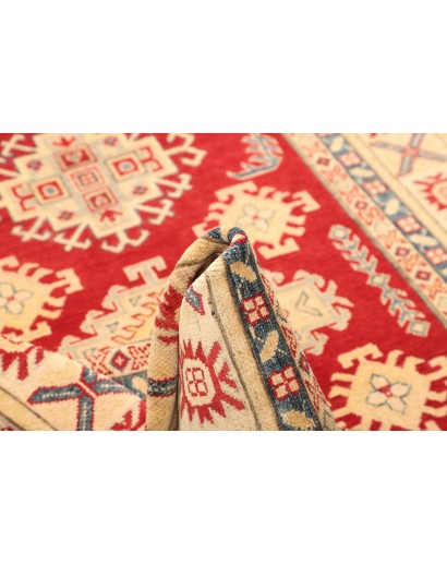 Tappeto Kazak Pakistan giallo rosso 130x181