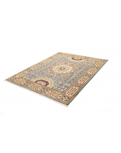 Tappeto Kazak Afghanistan marrone grigio 153x197