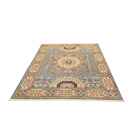 Tappeto Kazak Afghanistan marrone grigio 153x197
