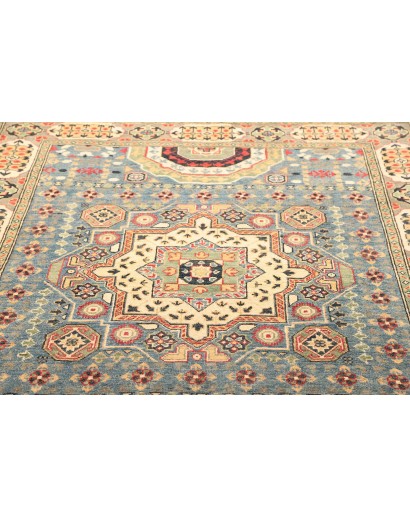 Tappeto Kazak Afghanistan marrone grigio 153x197